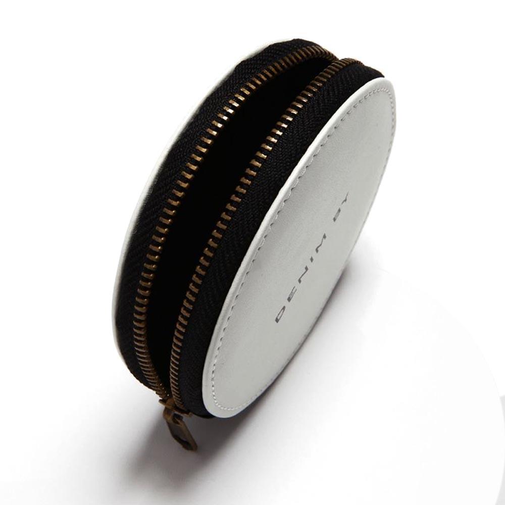 Icon Coin Purse Round White Logo