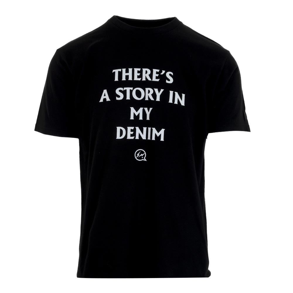 Tshirt Da  Con Stampa  ettering Nera