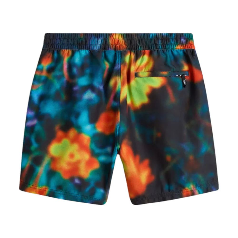 Primary Print Elastic Swim Short Multicolor