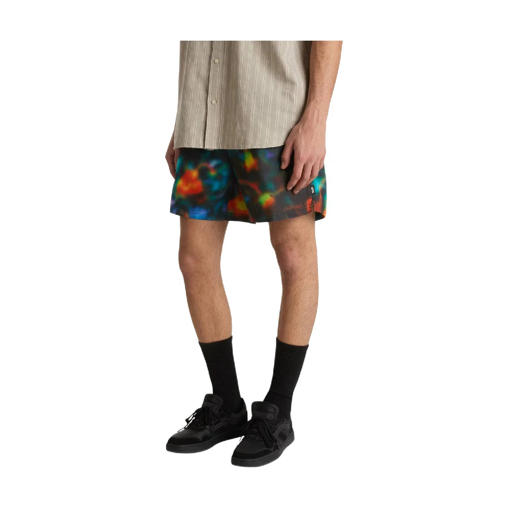 Primary Print Elastic Swim Short Multicolor