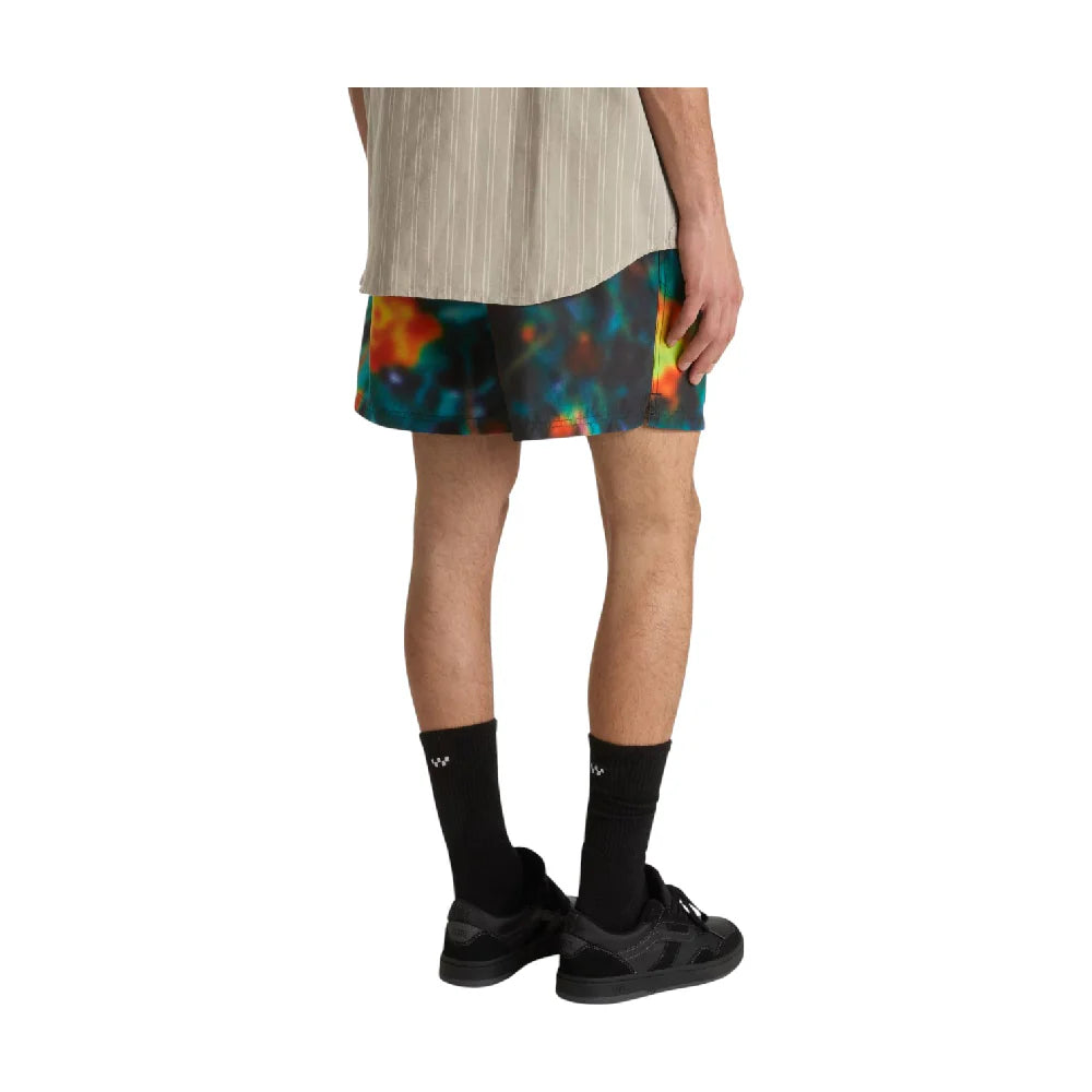 Primary Print Elastic Swim Short Multicolor