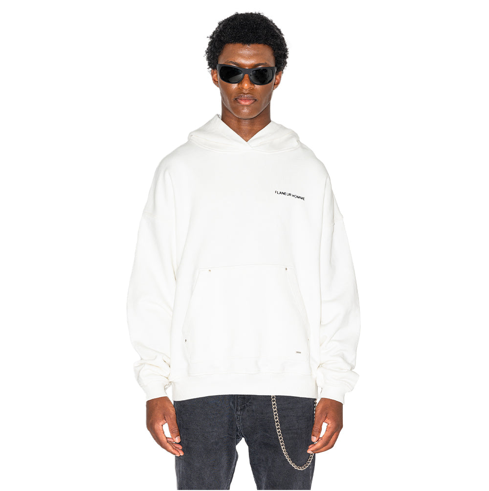 Dotted Logo Rivettes Hoodie