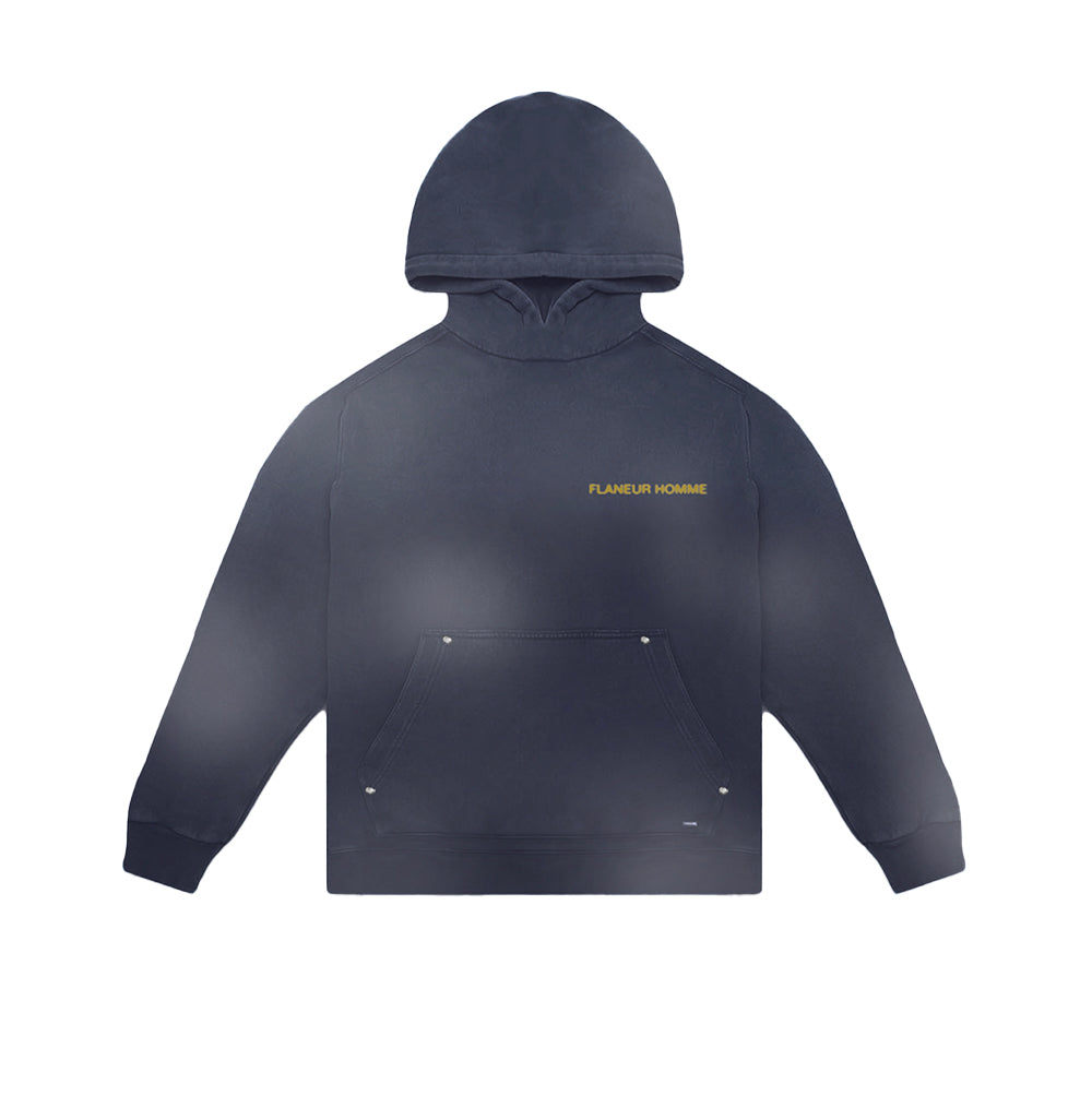 Dotted Logo Rivettes Hoodie