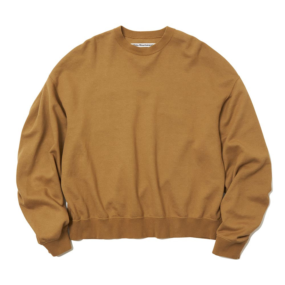 Knitted Top Gathered S eeves Man's Sweatshirt Sand