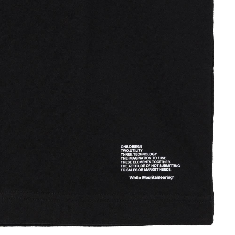 Knitted Shirt Mountain Printed Pocket Man's Tee B ack