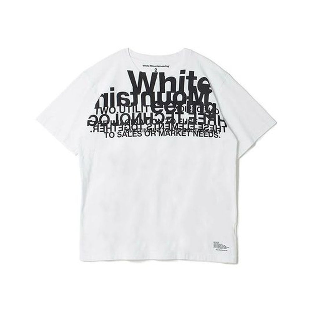 Knitted Shirt  ogo  ayered Printed Man's Tee White