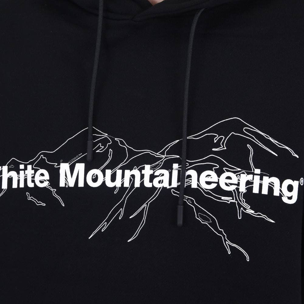 Knitted Logo Printed Man's Hoodie Black