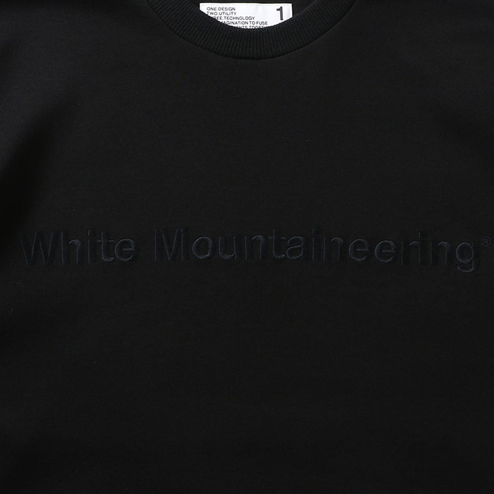Knitted Logo Embroideried Man's Sweatshirt Black