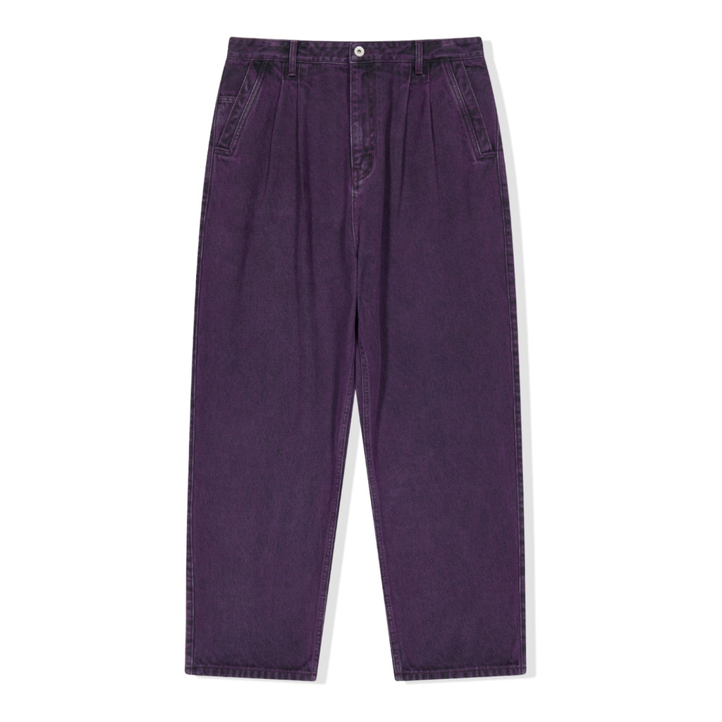 Two Tucked Hairy Denim Pants
