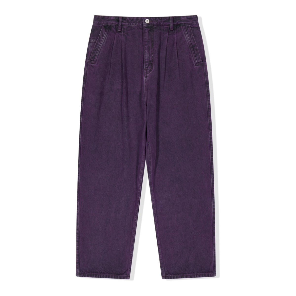 Two Tucked Hairy Denim Pants
