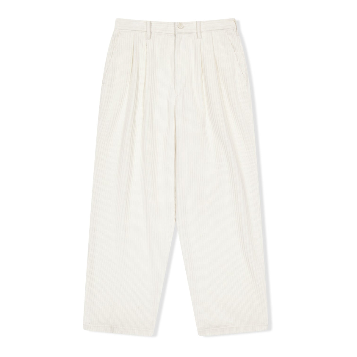 Cord Tucked Pants