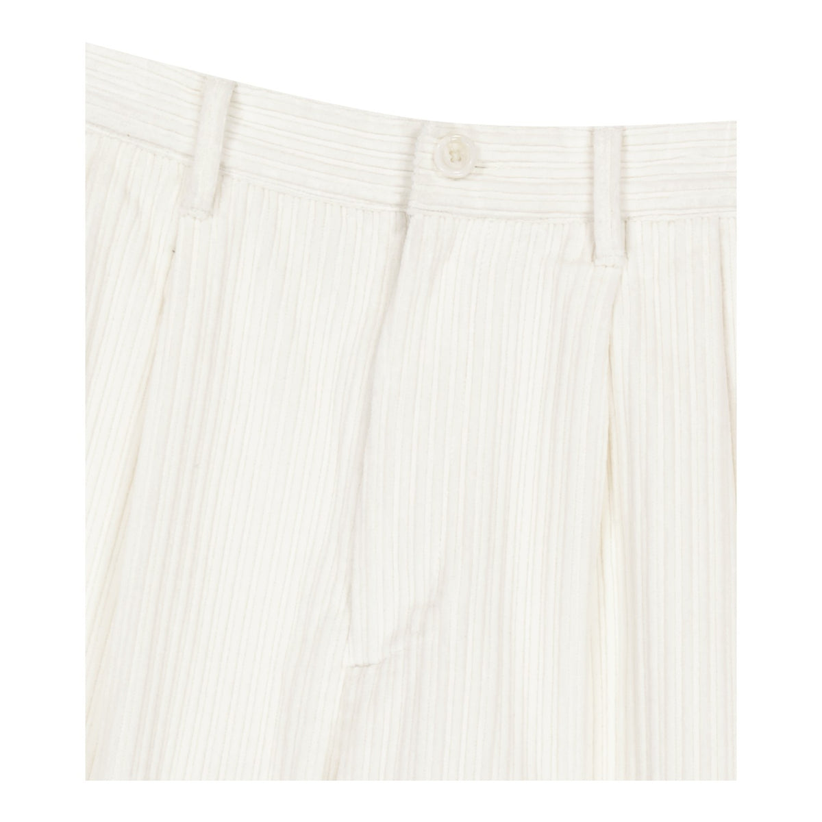 Cord Tucked Pants