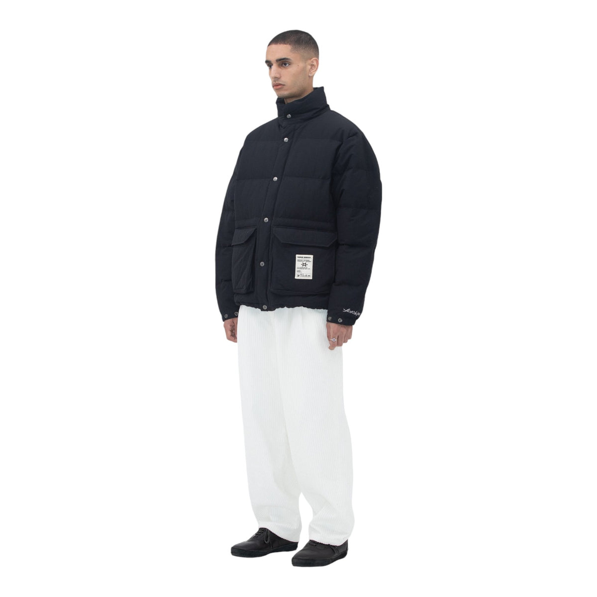 Cord Tucked Pants