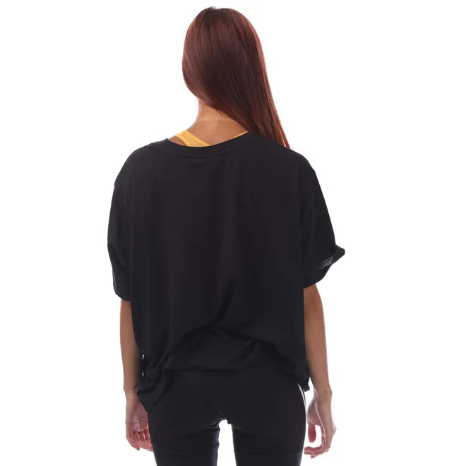Adicolor Trefoil Boxy T-Shirt (Plus Size) in Black