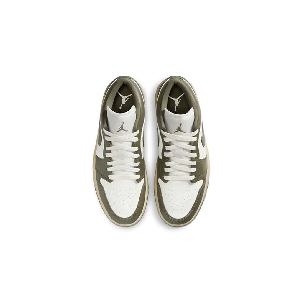 Air Jordan 1 Low Sail Medium Olive