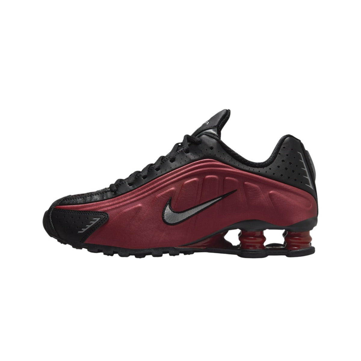 Shox R4 Black & Team Red
