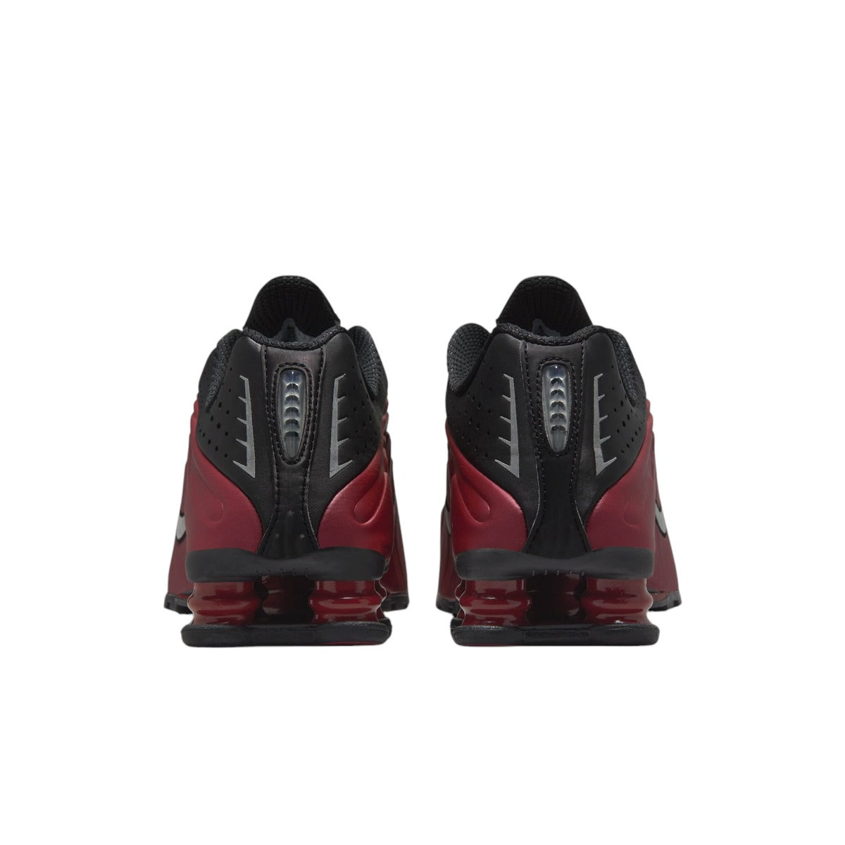 Shox R4 Black & Team Red