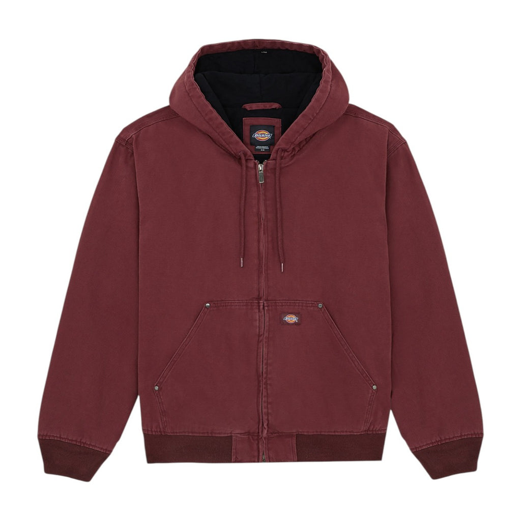 Hi ham Hooded Canvas Jacket Bordeaux