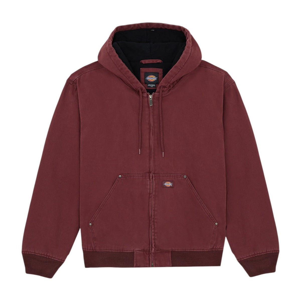 Hi ham Hooded Canvas Jacket Bordeaux