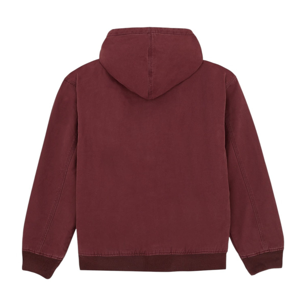 Hi ham Hooded Canvas Jacket Bordeaux