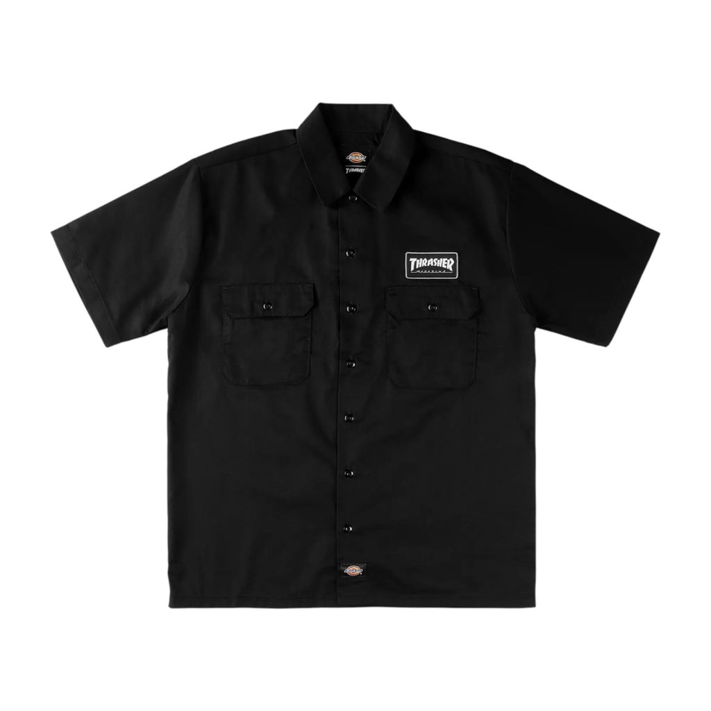 Thrasher X  Work Shirt Black