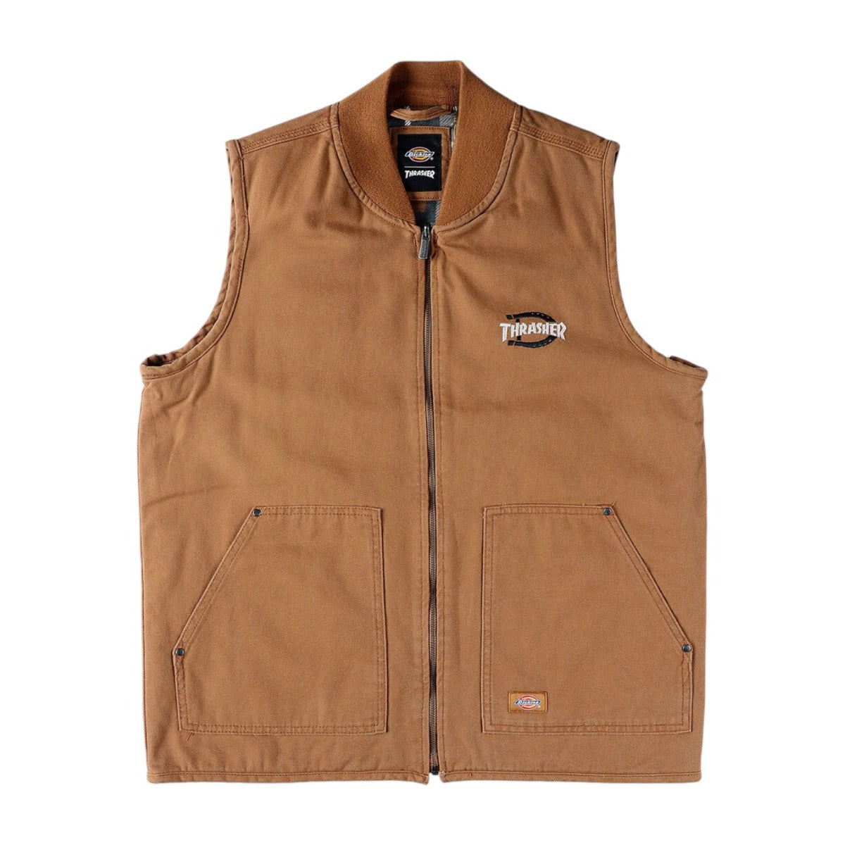 Thrasher X  Vest Brown Duck