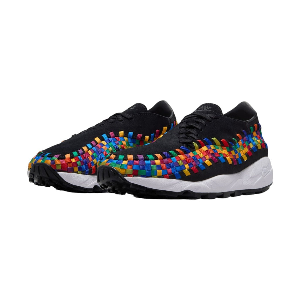 Air Footscape Woven Black Rainbow