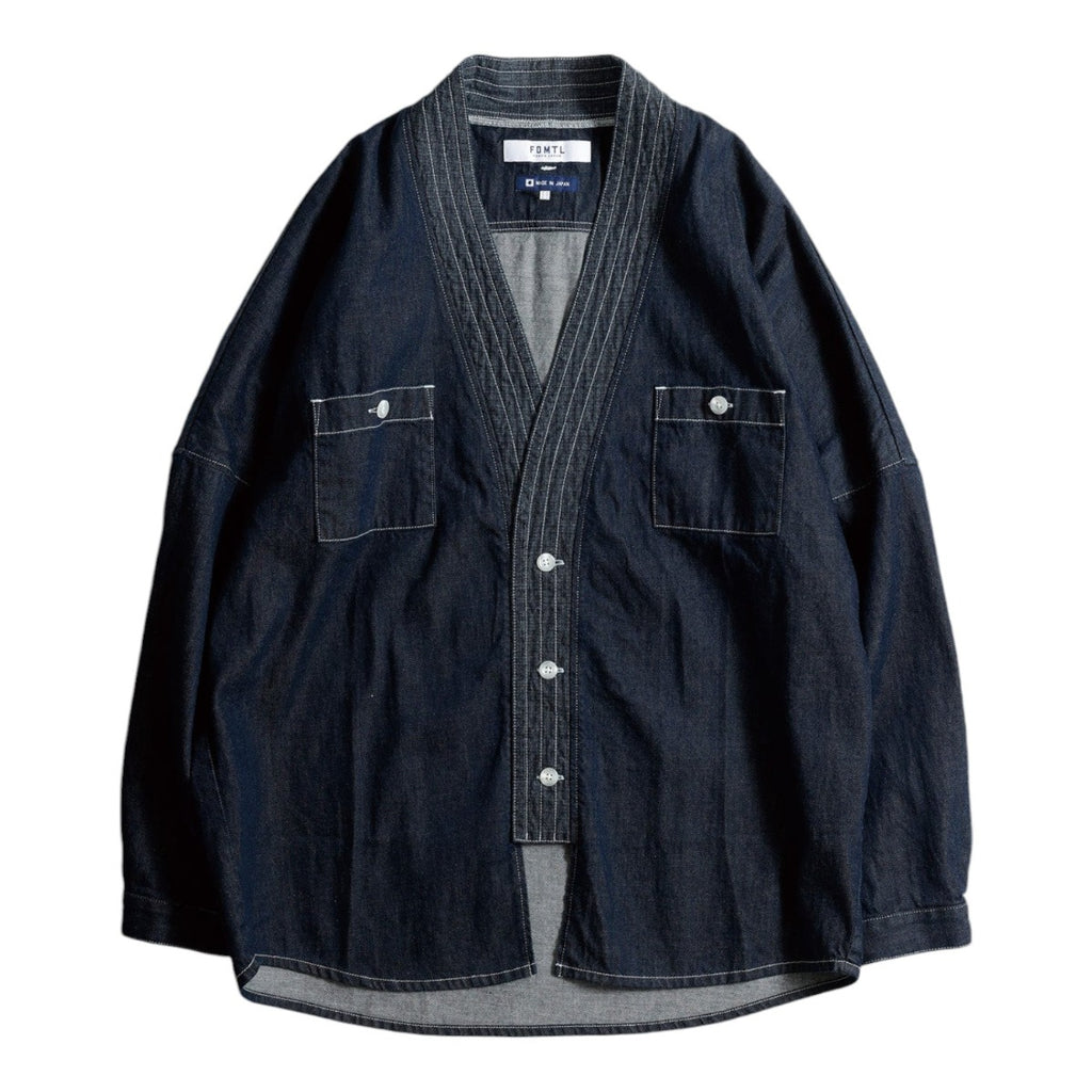 Denim Haori Shirt Rinse