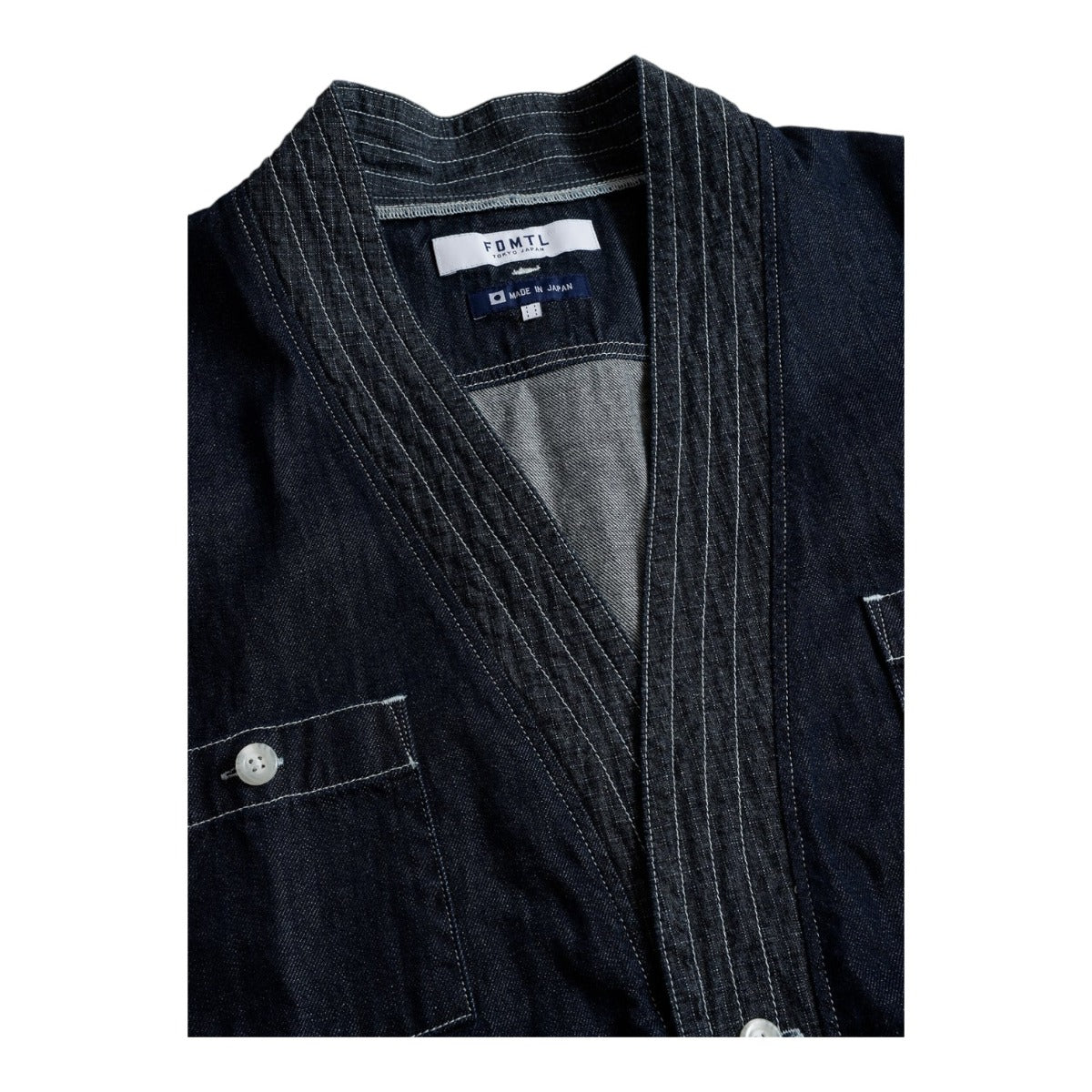 Denim Haori Shirt Rinse