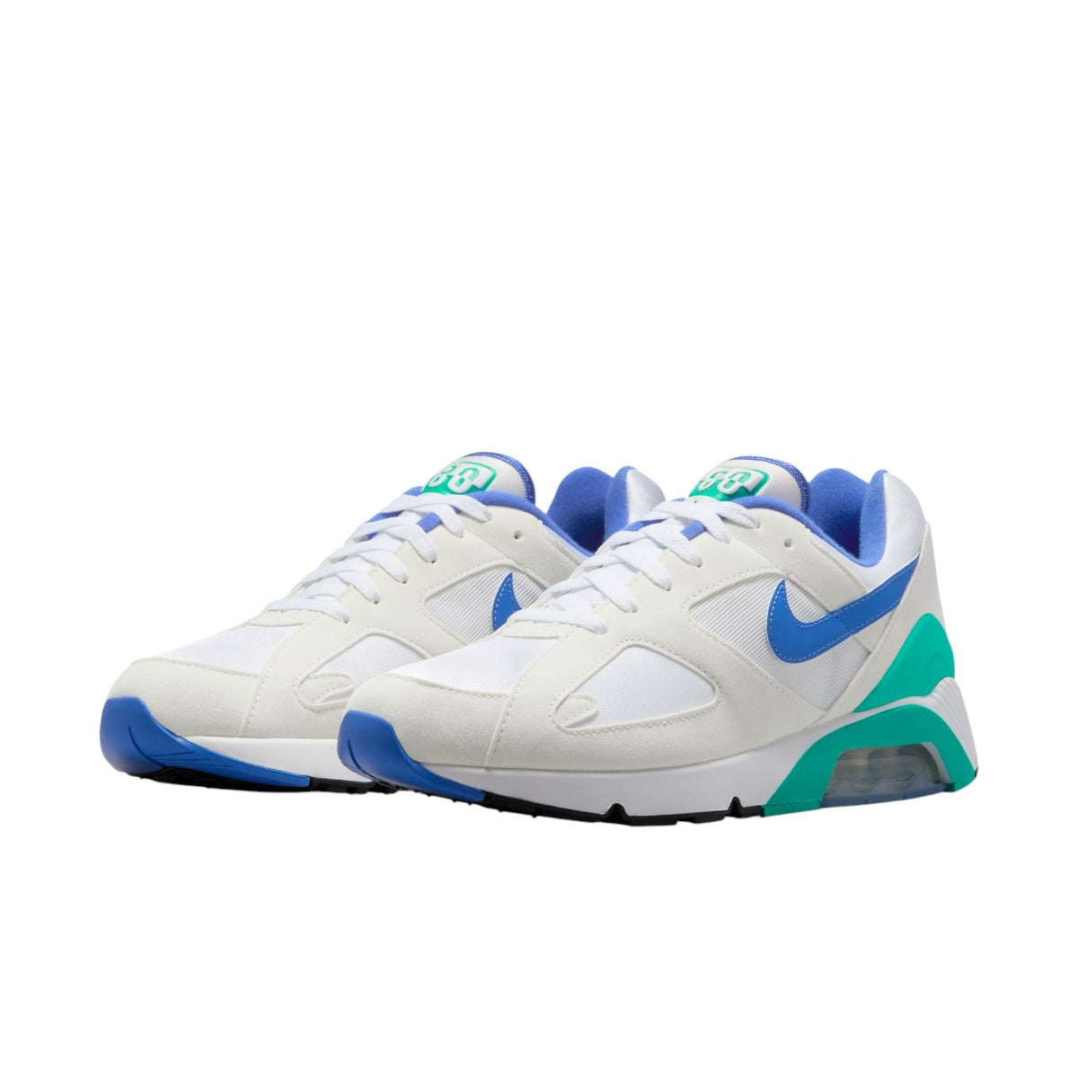 Air 180 White Medium Blue Clear Jade