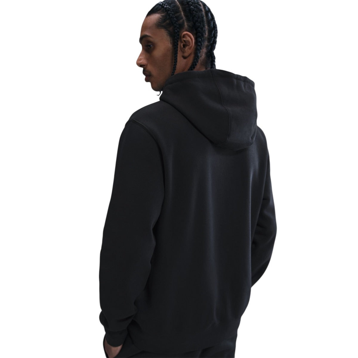 Club Pullover Fleece Hoodie Black