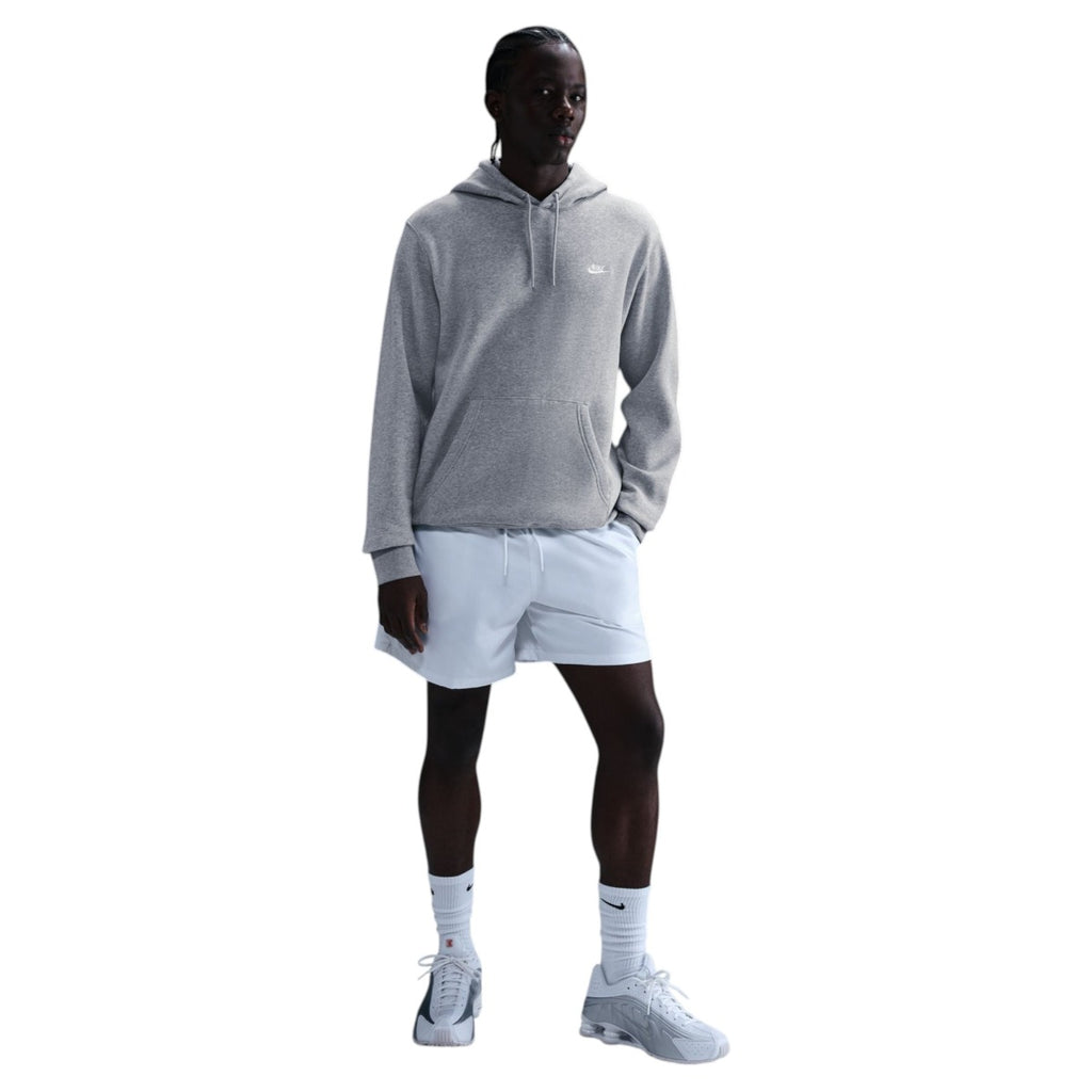 Club Pullover Fleece Hoodie Grey