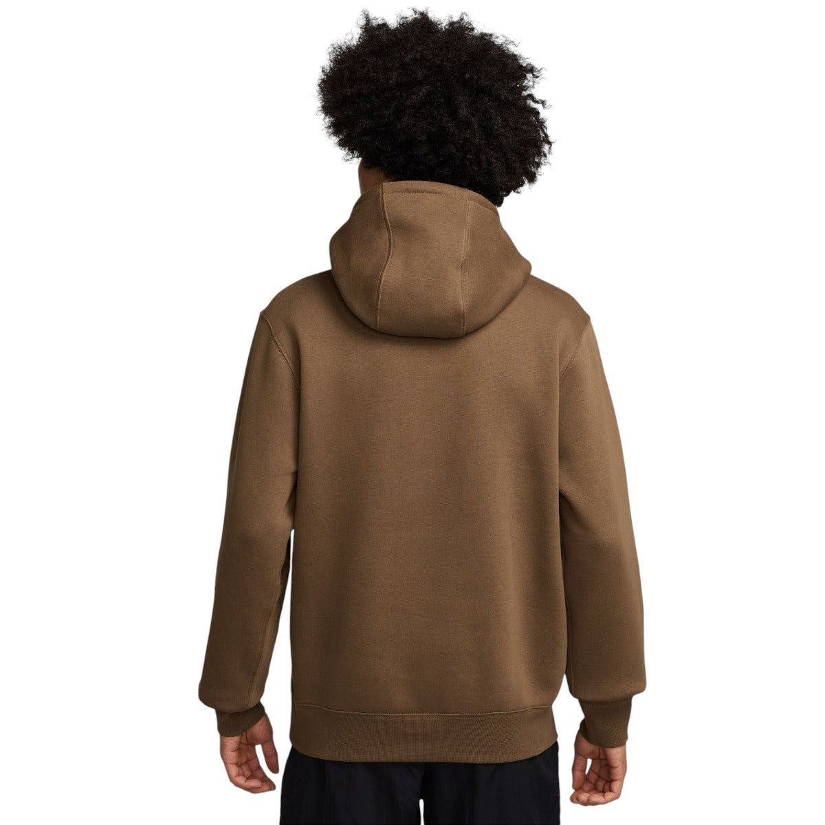 Club Pullover Fleece Hoodie Brown