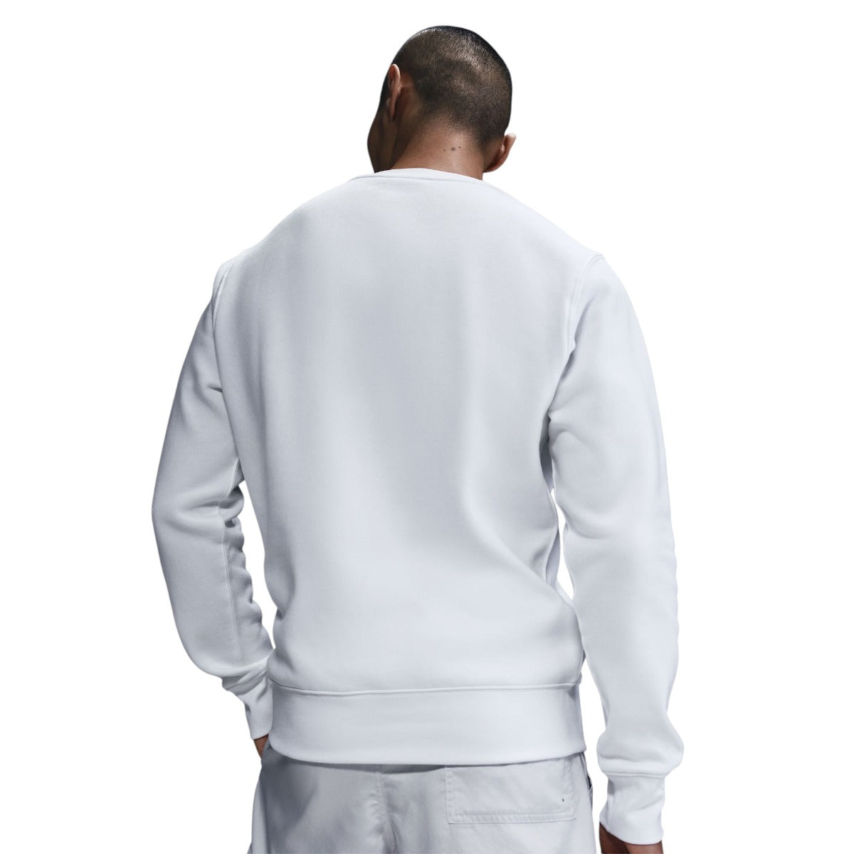 Club Fleece Crew Sweat White