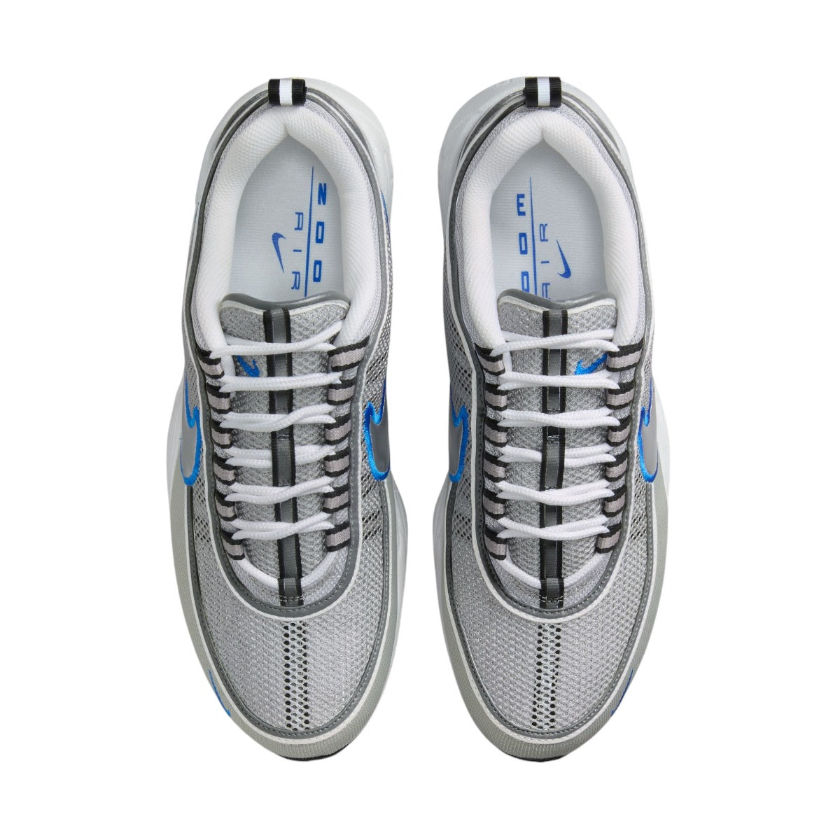 Air Zoom Spiridon Sp Metallic Silver Signal Blue
