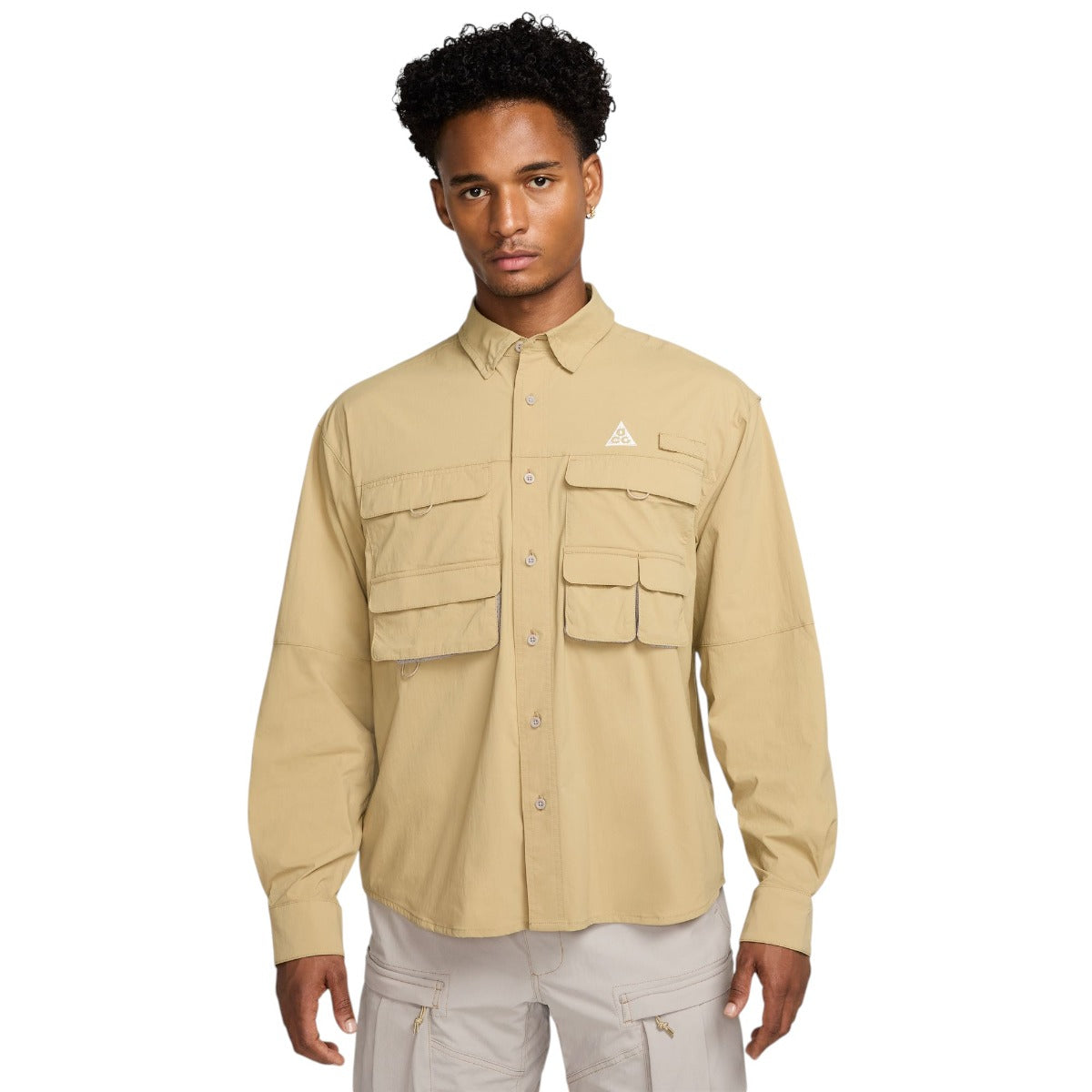 Acg Orb Weaver Drifit Adv Uv Shirt Beige