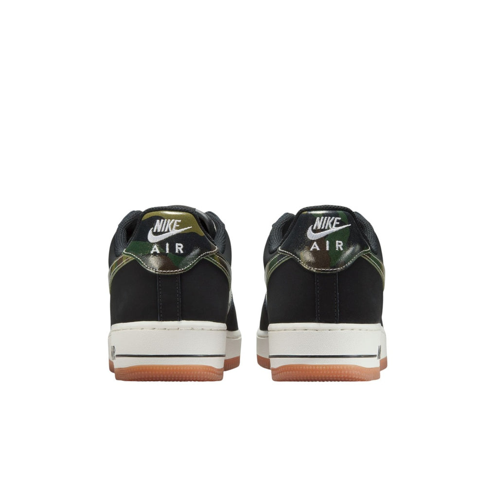 Air Force 1 Low '07 Lv8 Black Patent Camo Swoosh