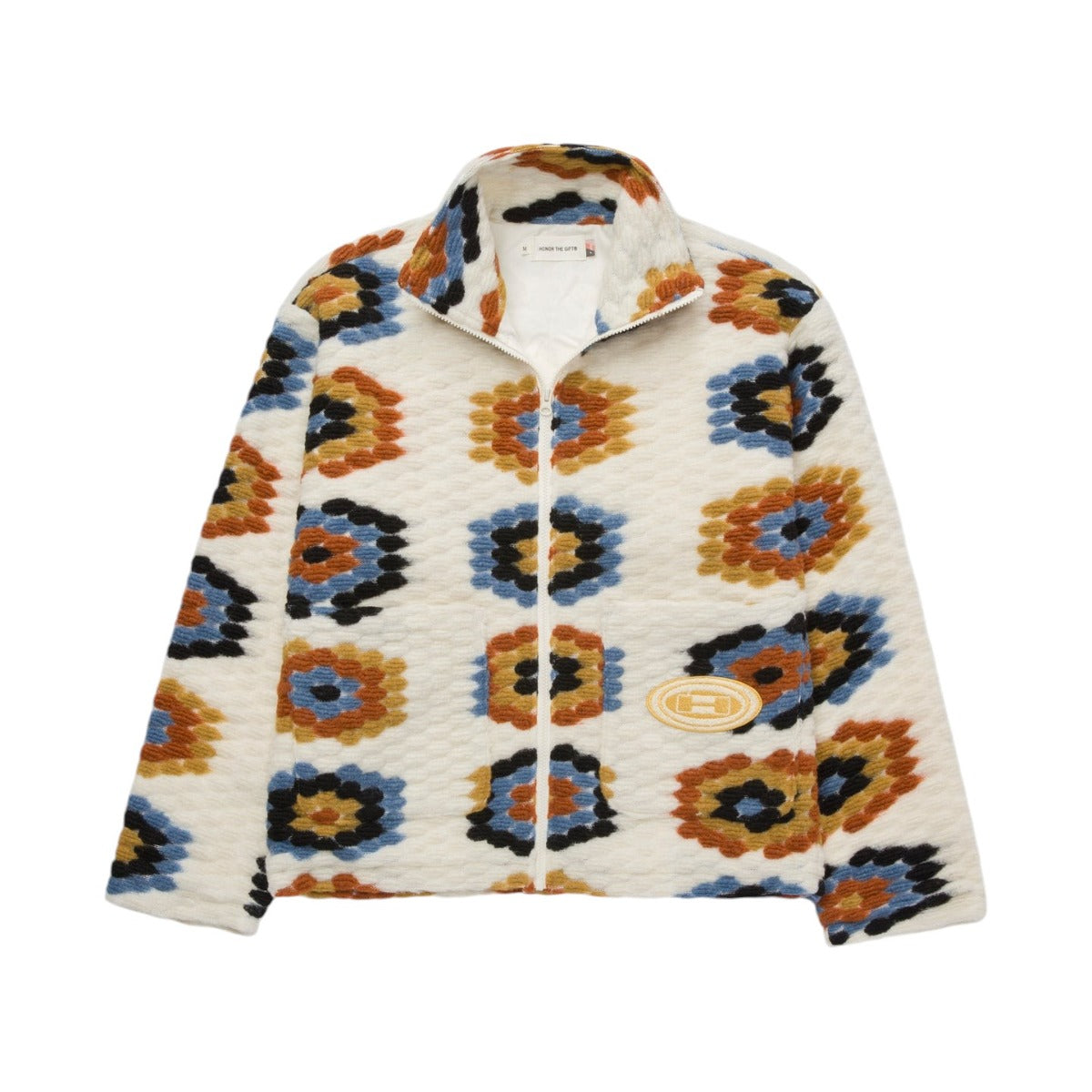 Textured Fu   Zip Jacket