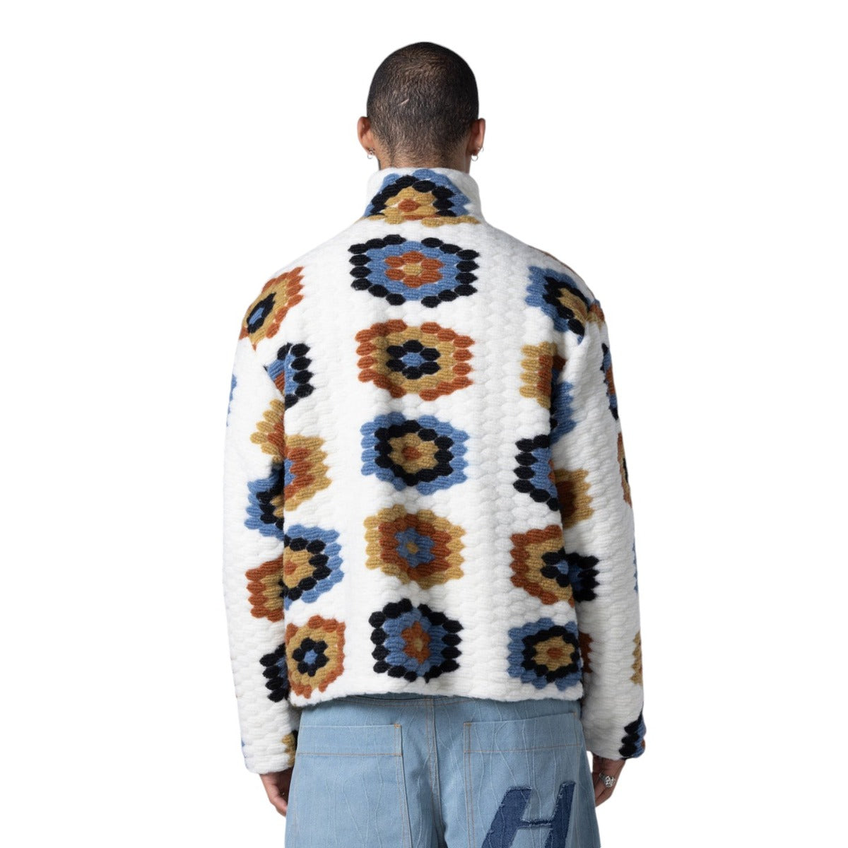 Textured Fu   Zip Jacket