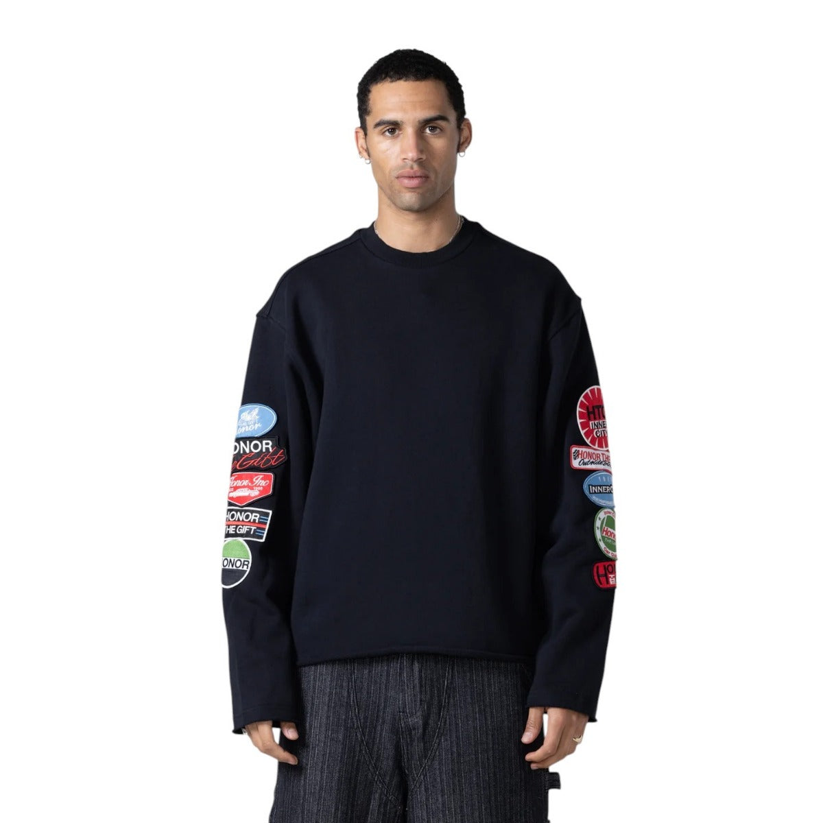 Fuel Crewneck Sweat Black