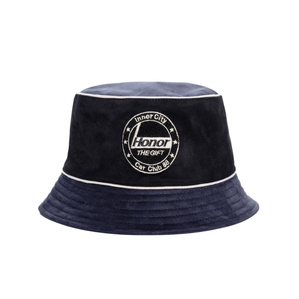 Faux Suede Bomber Bucket Hat