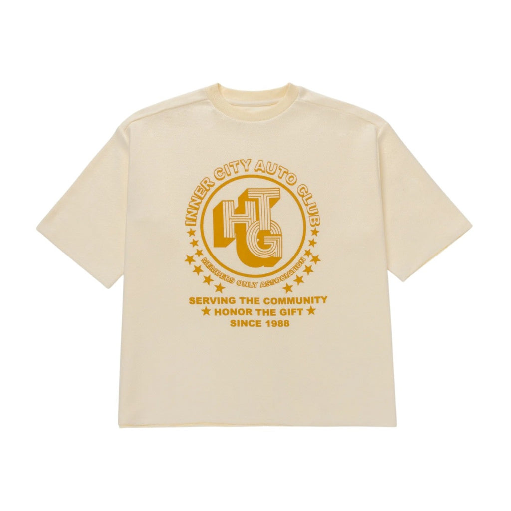 Association Herringbone Tshirt White