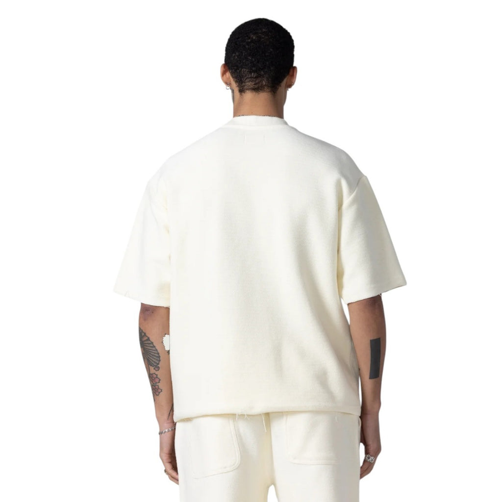 Association Herringbone Tshirt White