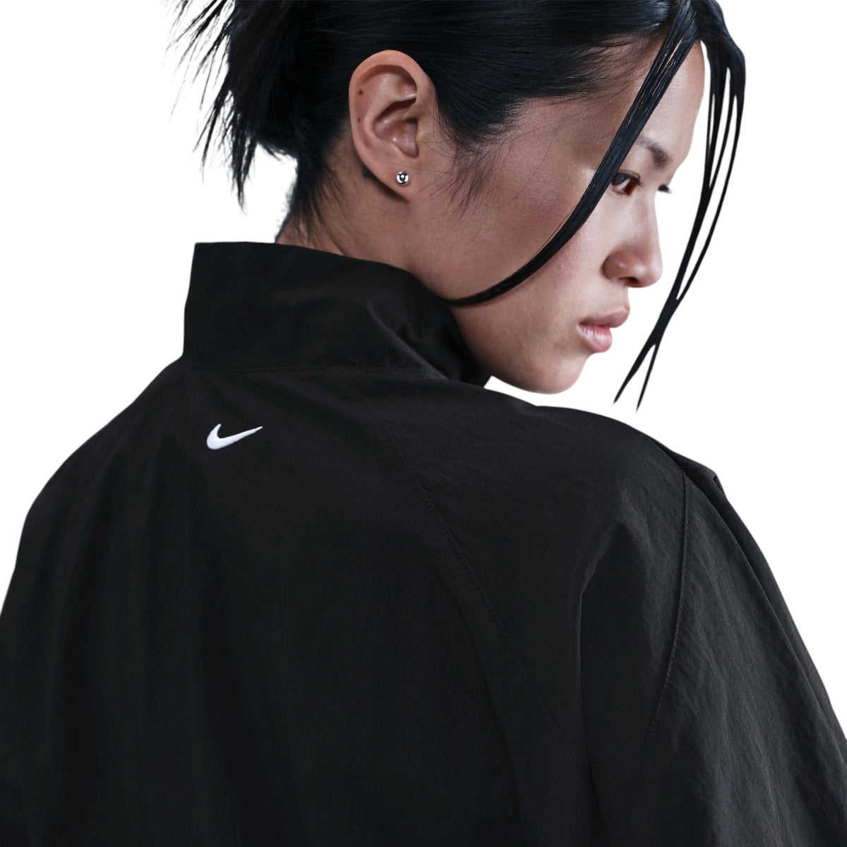 Sportswear Oversized Woven Jacket Black