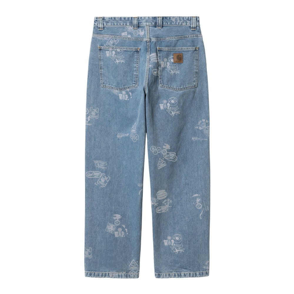 Stamp Pant Blue   N/a
