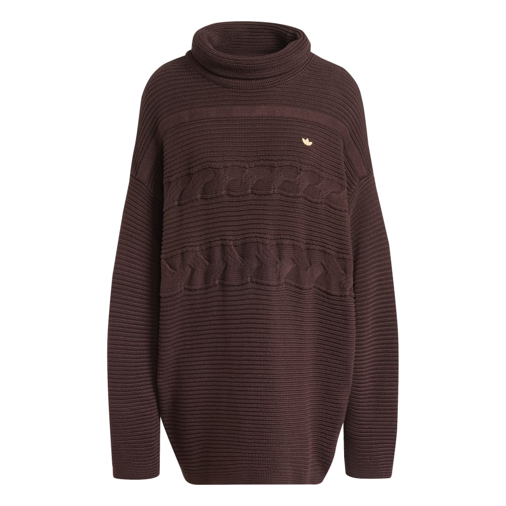 Over ize Turtleneck  weat Brown