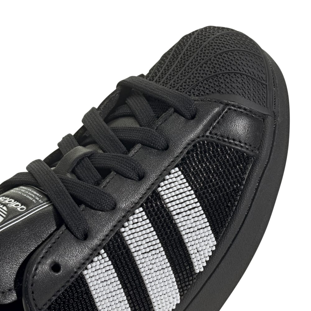 Superstar Ii Beaded Black White