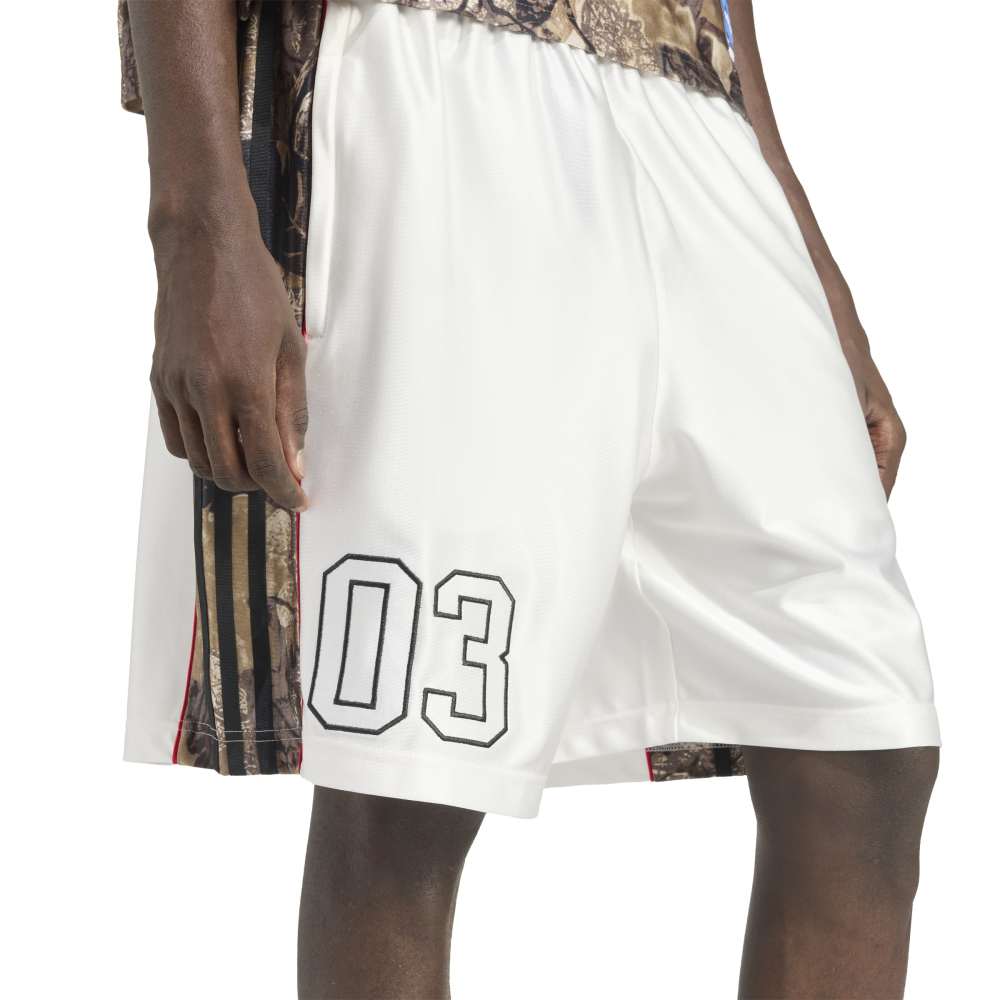 Satin Short White B ack