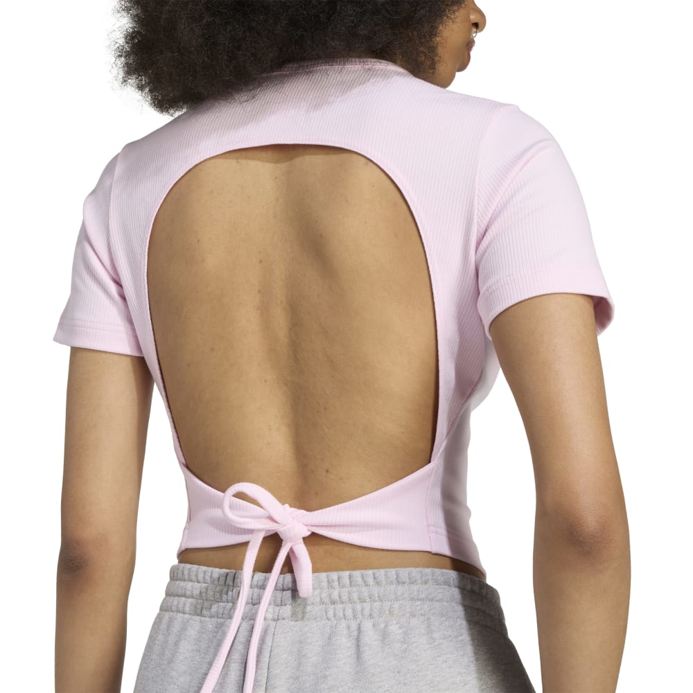 Originals Ca pus 2000 Back Cut Out Rib Tshirt Pink