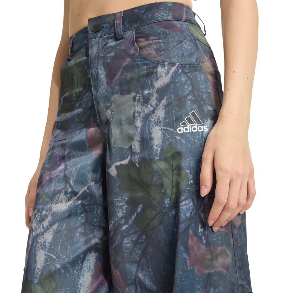 Originals Leaf Camo Print Satin Cargo Pant Black